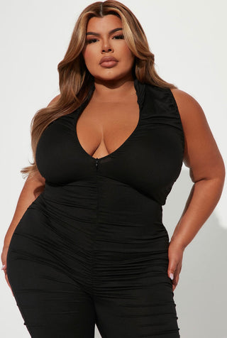 Phabulous” PLUS size jumpsuit 5Besties