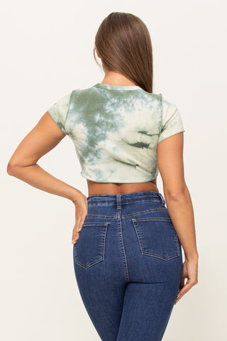 "Nia" Tie-Dye Crop Top Fashion Wildcat